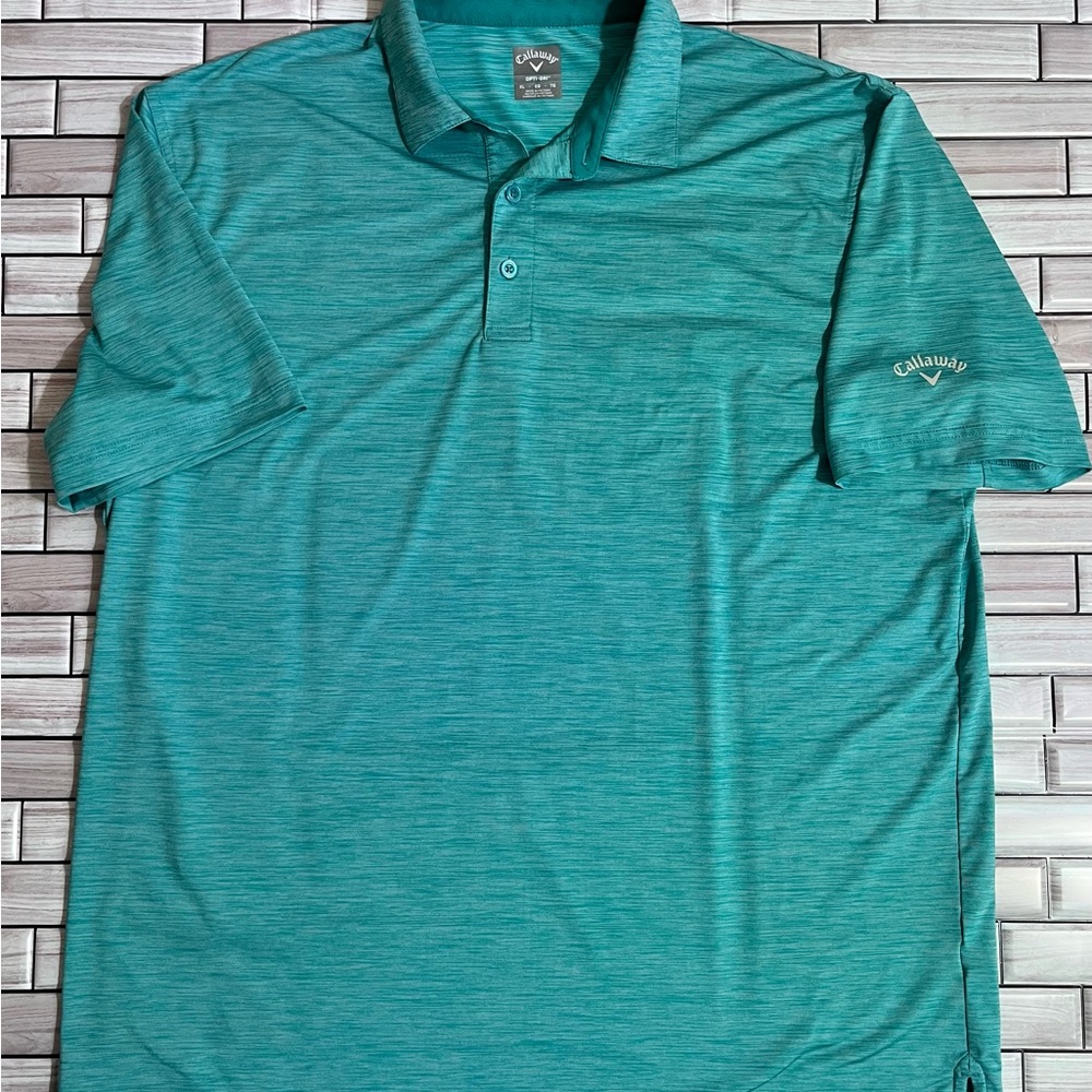 Callaway Men's Teal Polo Shirt size XL